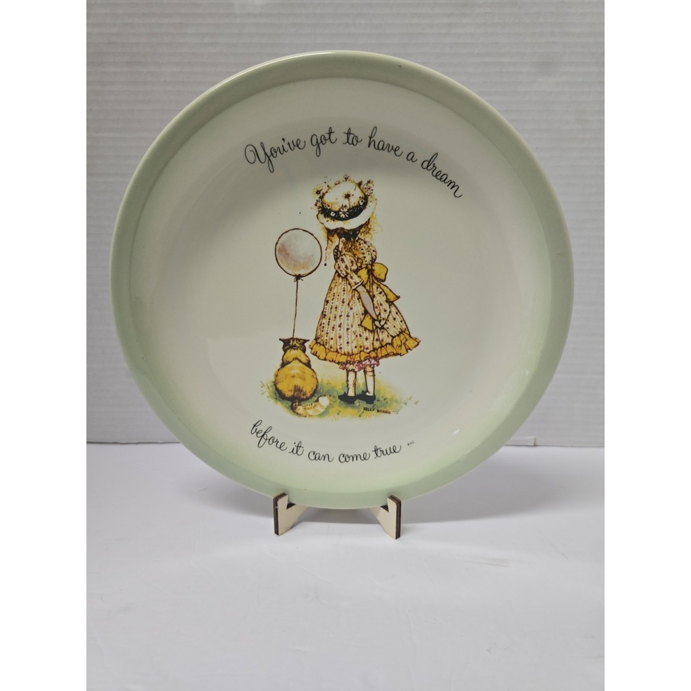 Vintage 1970's Have A Dream Holly Hobbie Decorative Only 10" Plate